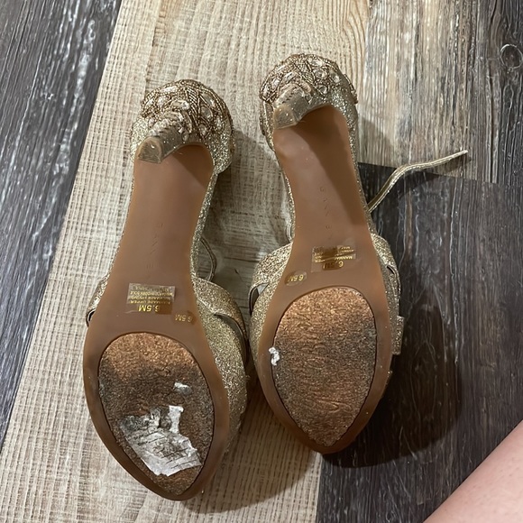 Gold rhinestone heels✨ - Picture 5 of 5